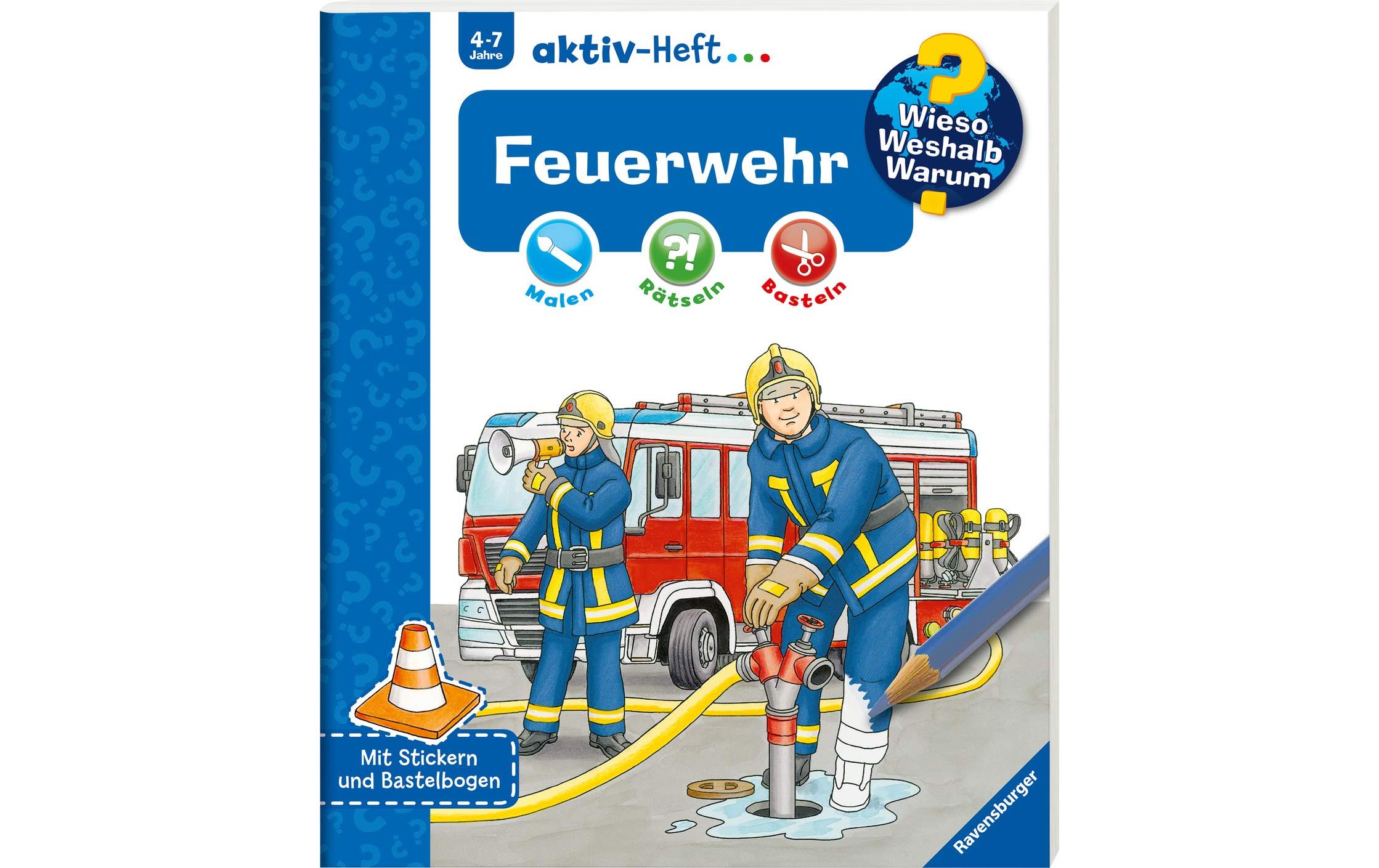 Ravensburger Kinder-Sachbuch WWW Aktiv-Heft Feuerwehr Ravensburger Kinder-Sachbuch WWW Aktiv-Heft Feuerwehr
