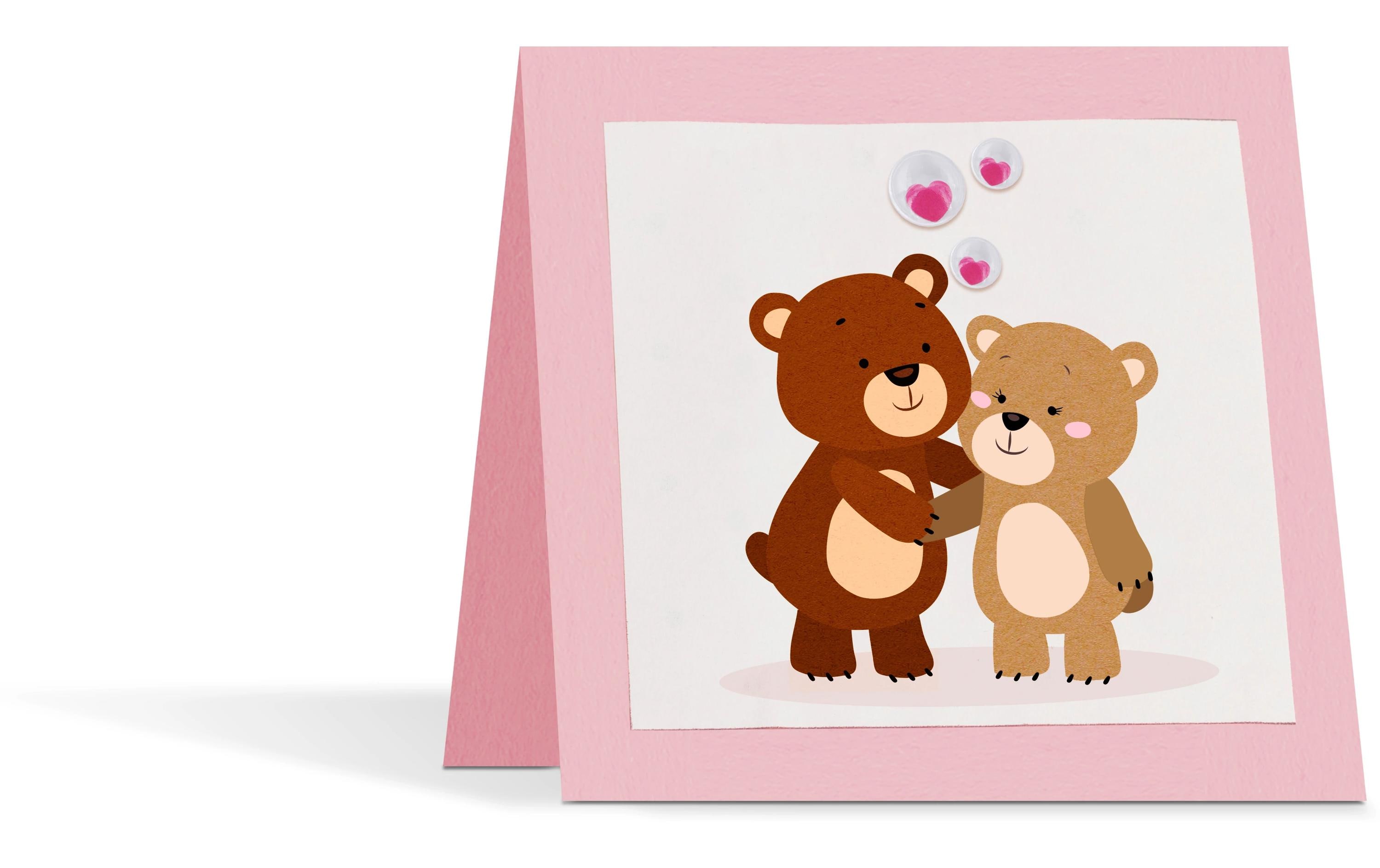 URSUS Wackelaugen Herzen 52 Stück