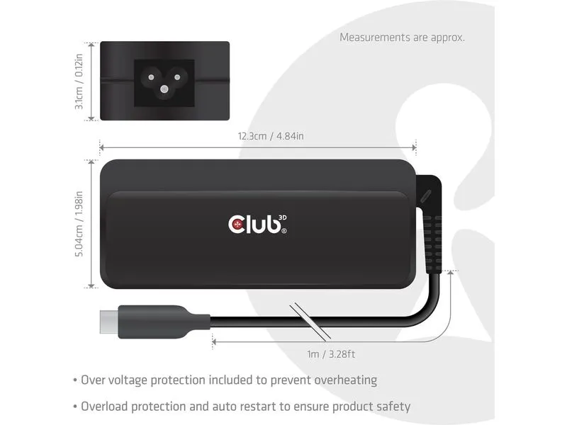 Club 3D Netzteil CAC-1932 USB-C 140W PD 3.1