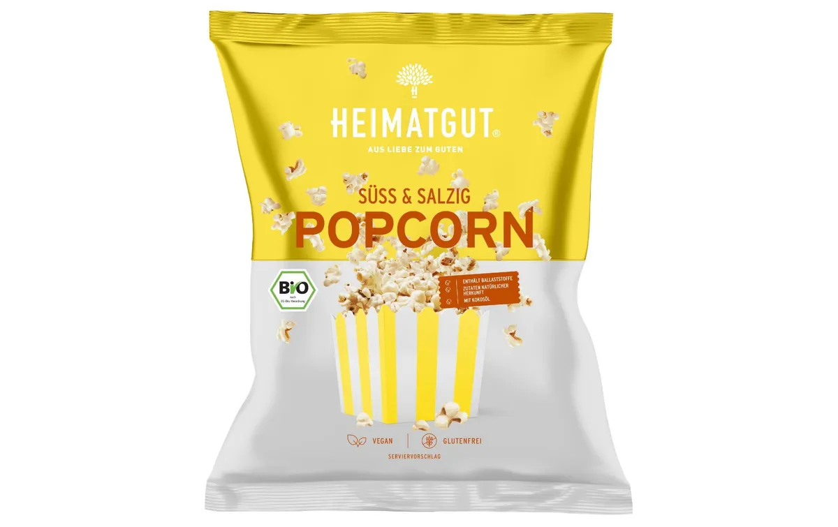 Heimatgut Popcorn Süss & Salzig 90 g Heimatgut Popcorn Süss & Salzig 90 g