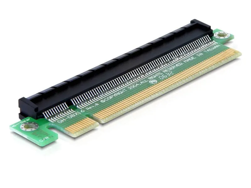 Delock PCI-E Riser Karte x16 auf x16 Adapter Delock PCI-E Riser Karte x16 auf x16 Adapter