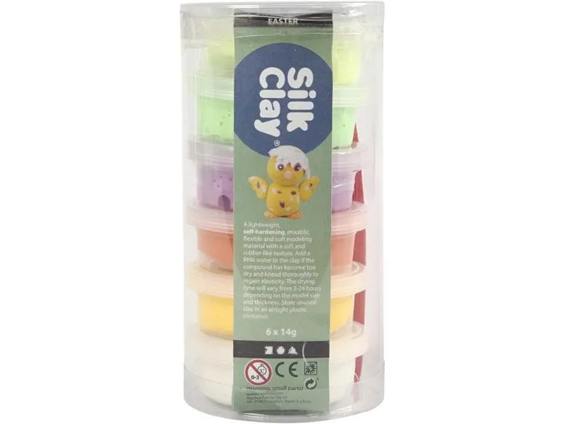 Creativ Company Modellier-Set Silk Clay 6 x14 g Mehrfarbig Creativ Company Modellier-Set Silk Clay 6 x14 g Mehrfarbig