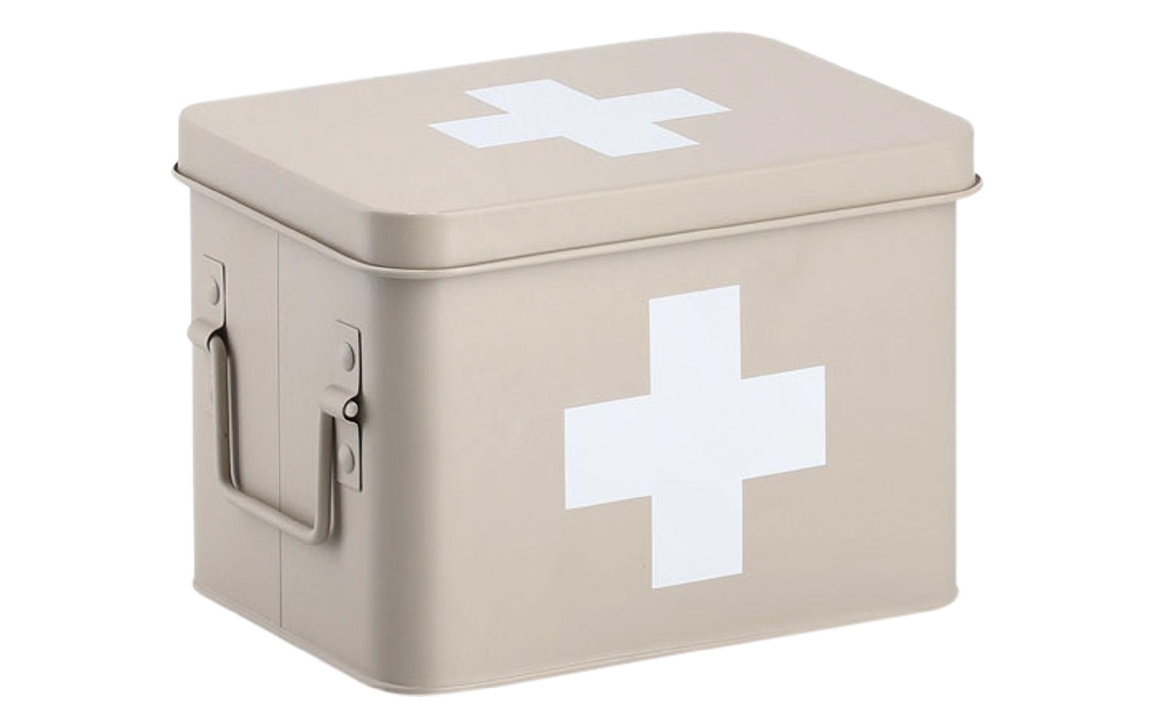 Zeller Present Erste Hilfe Schrank 21.5 x 16 x 16 cm, Beige Zeller Present Erste Hilfe Schrank 21.5 x 16 x 16 cm, Beige