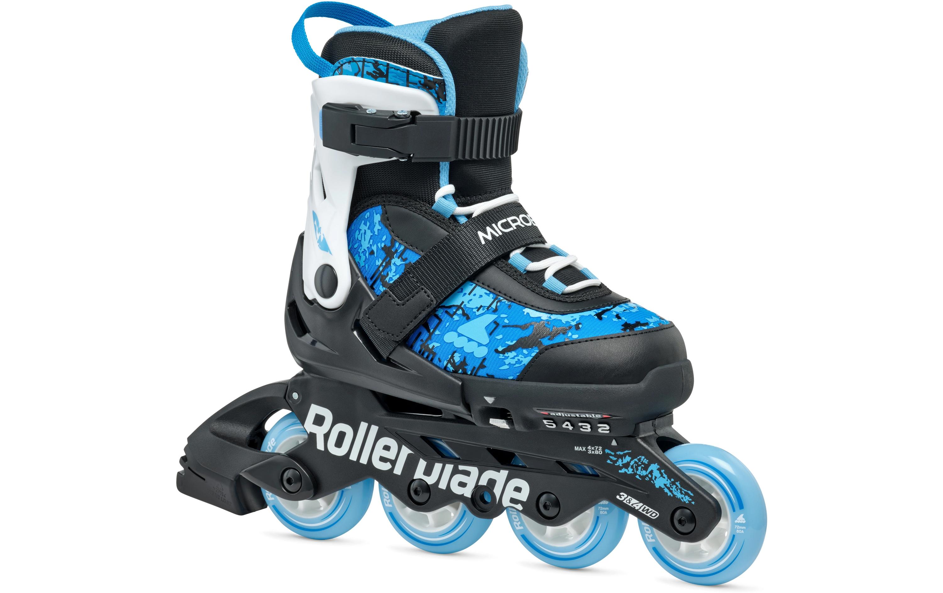 ROLLERBLADE Inline-Skates Microblade SL Schwarz/Himmelblau, 33-36.5