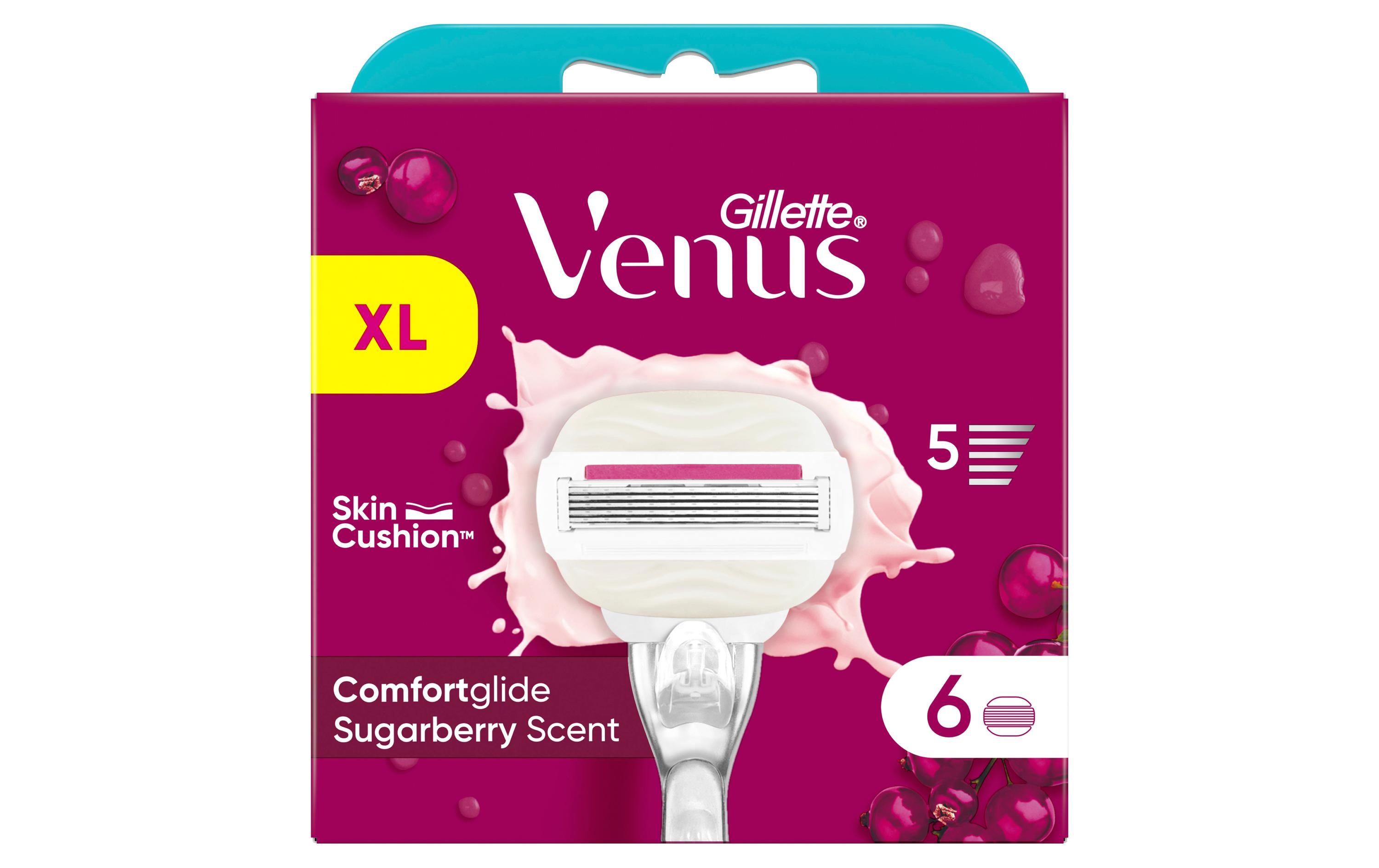 Gillette Venus Rasierklingen Comfortglide Sugarberry 6 Stück