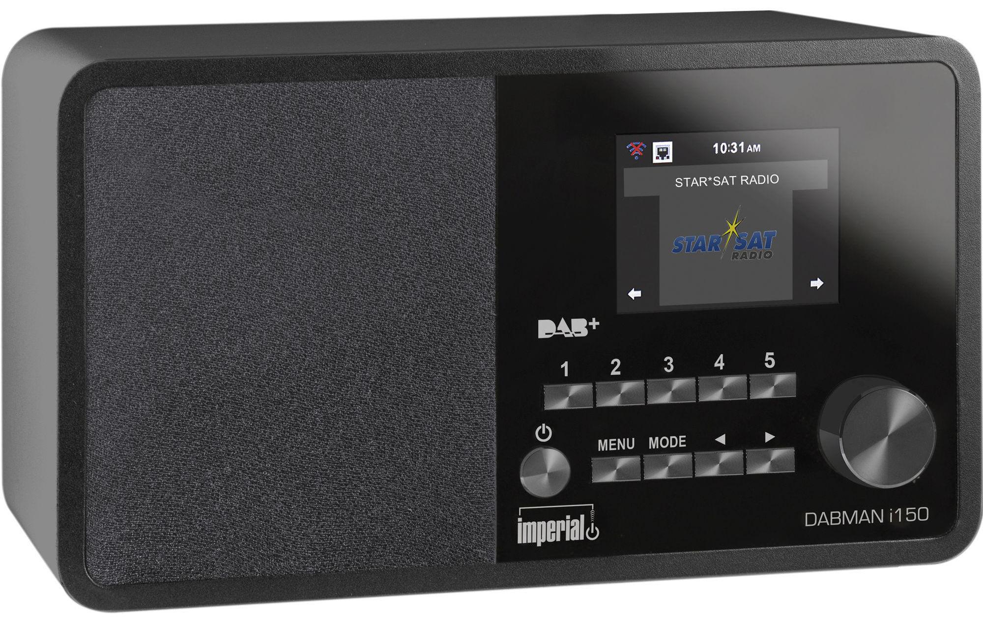 Imperial Internet Radio Dabman i150 Schwarz