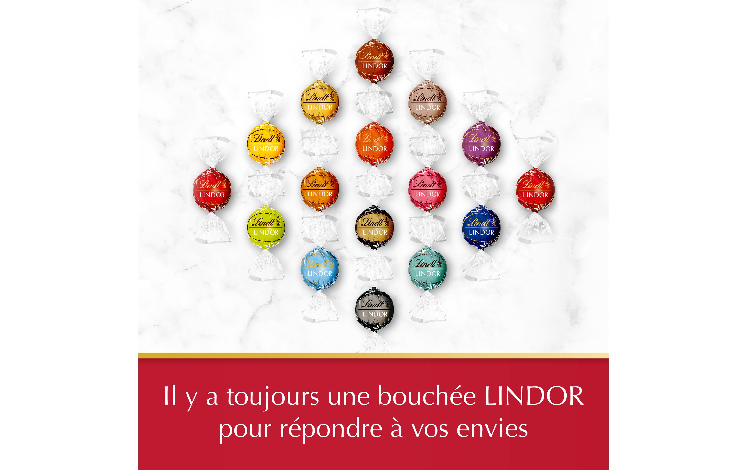 Lindt Schokoladen-Pralinen Lindor Kugeln Milch 200 g