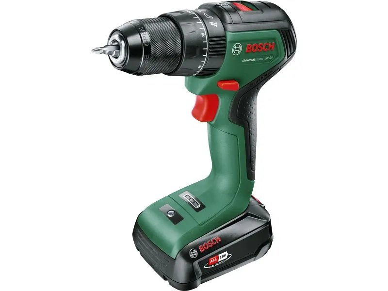 Bosch Akku-Schlagbohrmaschine UniversalImpact 18 V-60 1x Akku