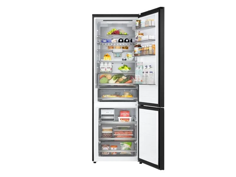 LG Einbau-Kühl-Gefrierkombination GBBW726CEV Schwarz, Rechts