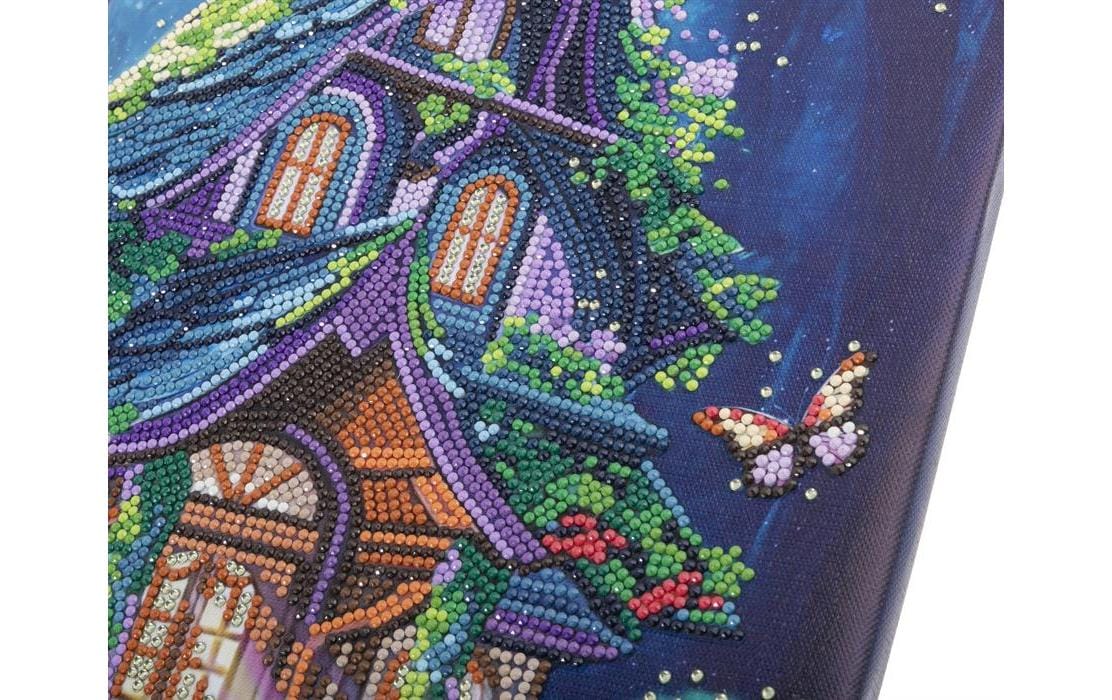 CRAFT Buddy Bastelset Fantasy House Crystal Art Kit 35 x 45 cm CRAFT Buddy Bastelset Fantasy House Crystal Art Kit 35 x 45 cm