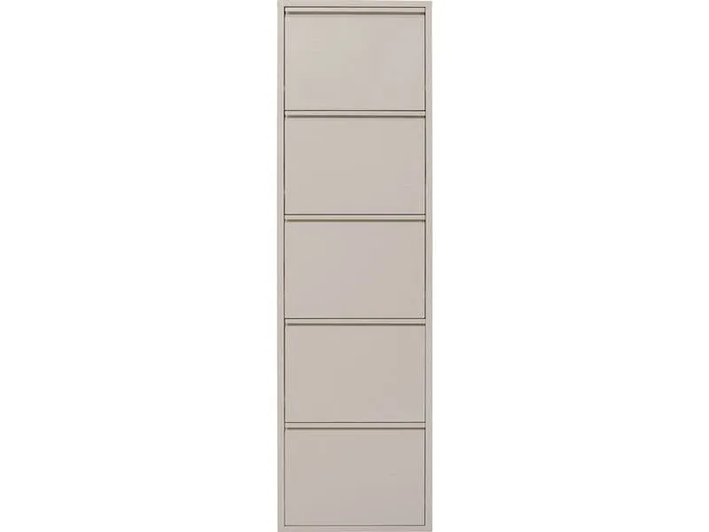 Kare Schuhschrank Caruso 5-er, 50 x 170 cm, Beige Kare Schuhschrank Caruso 5-er, 50 x 170 cm, Beige