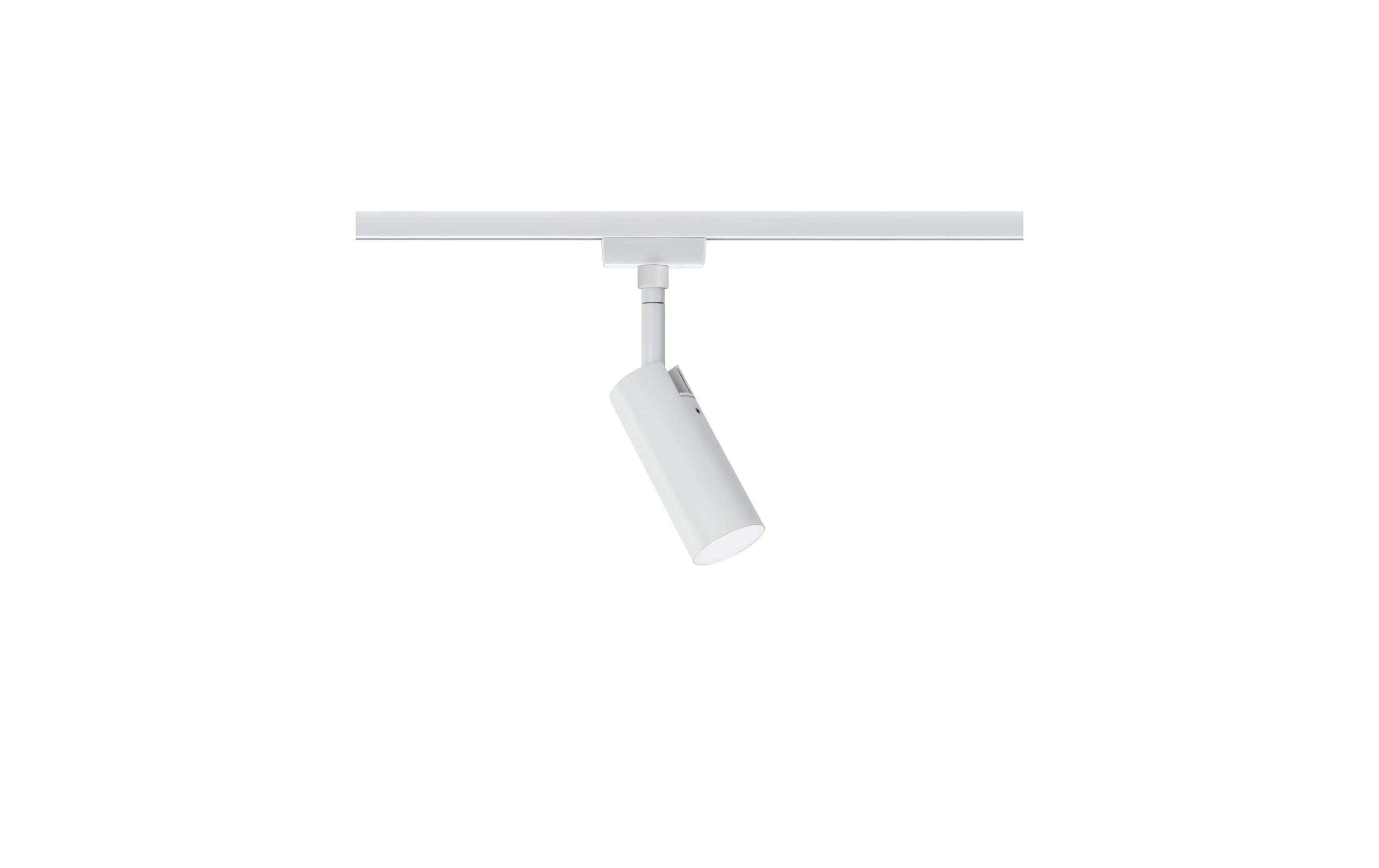 Paulmann LED Schienenspot URail Tubo, 5 W, 3000 K, Weiss