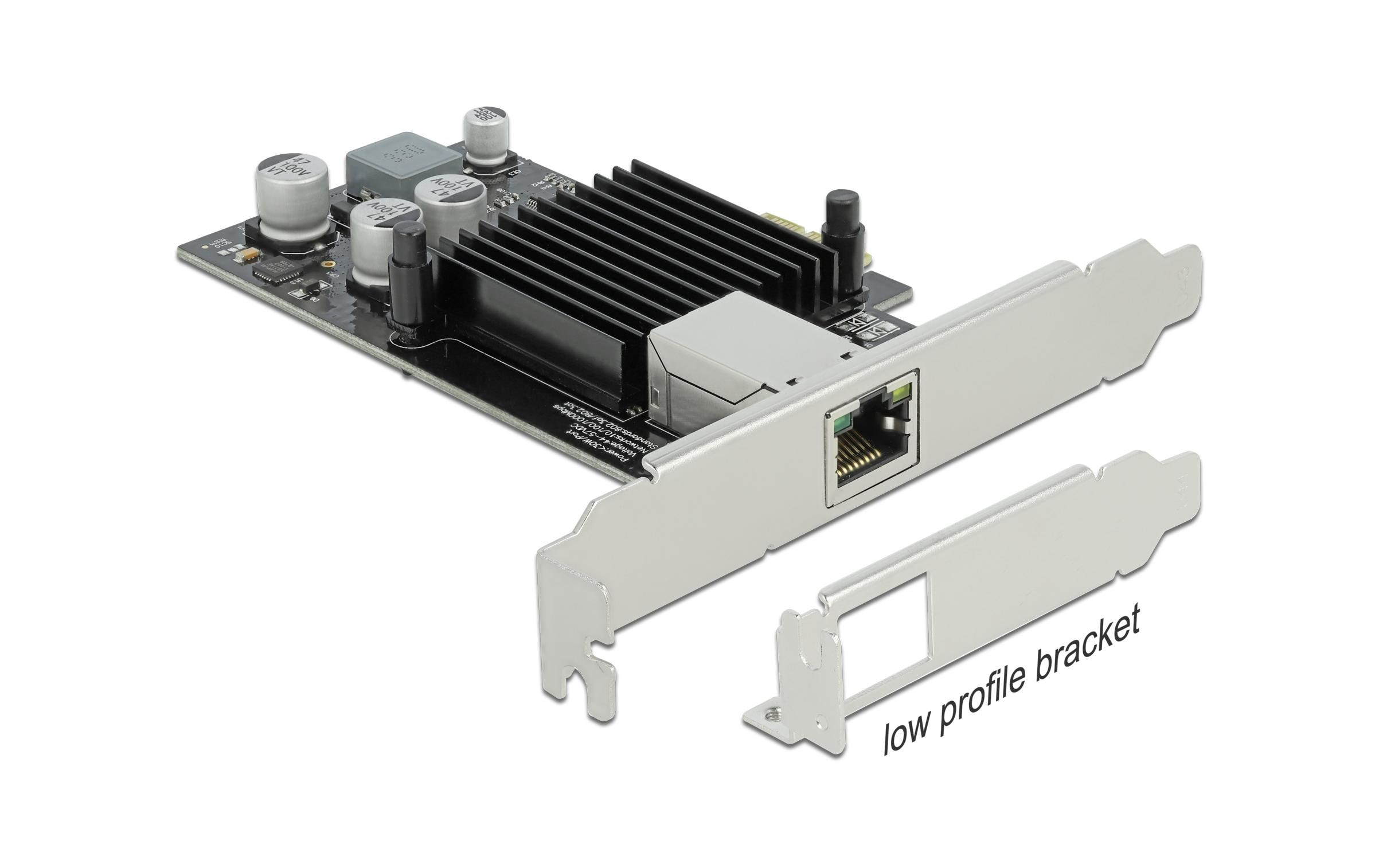 Delock Netzwerkkarte 1x 1Gbps, PoE+, i210 PCI-Express x1 Delock Netzwerkkarte 1x 1Gbps, PoE+, i210 PCI-Express x1