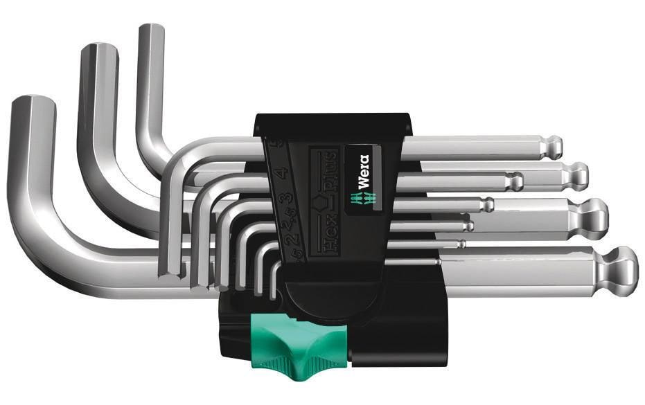 Wera Winkelschlüssel-Set 1.5-10 mm kurz Wera Winkelschlüssel-Set 1.5-10 mm kurz