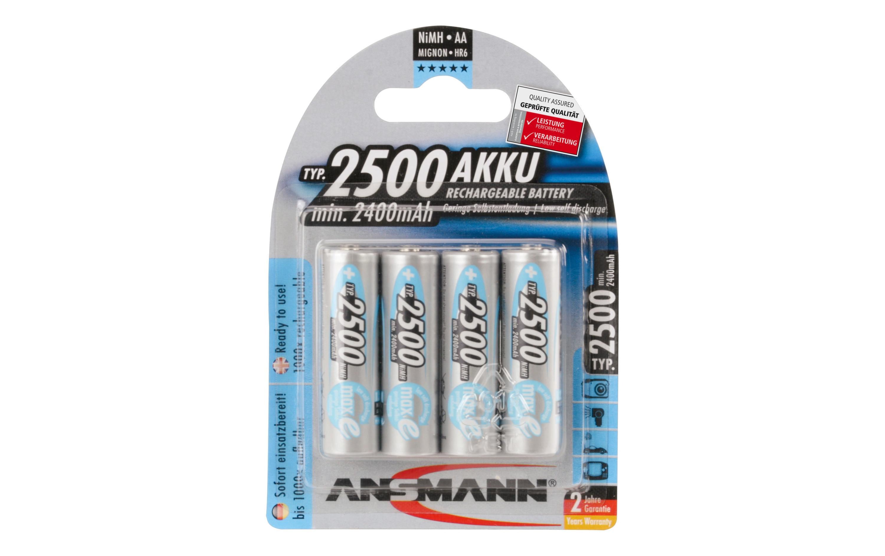 Ansmann Akku 4x AA 2400 mAh Ansmann Akku 4x AA 2400 mAh