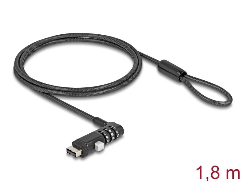 Navilock Sicherheitsschloss für USB Typ-A Buchse mit Zahlenschloss Navilock Sicherheitsschloss für USB Typ-A Buchse mit Zahlenschloss
