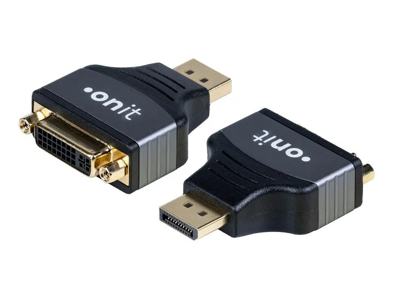 onit Adapter DisplayPort - DVI-D, 1 Stück onit Adapter DisplayPort - DVI-D, 1 Stück