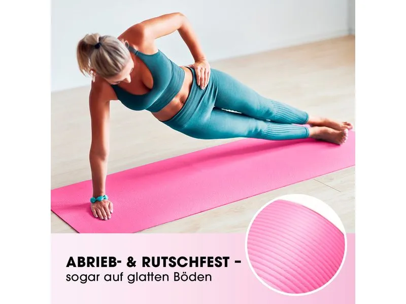 World Fitness Fitnessmatte Jivan 183 cm x 61 cm, Pink