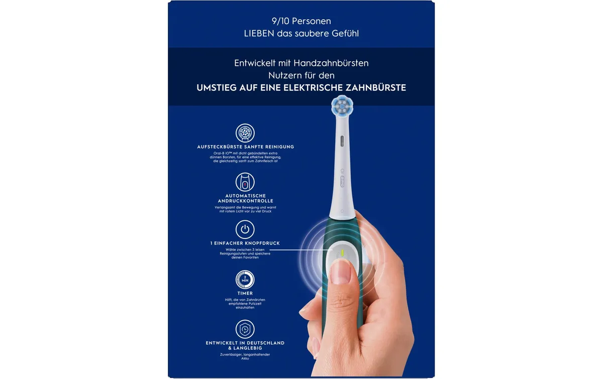 Oral-B Elektrische Zahnbürste iO Series2 Forest Green Oral-B Elektrische Zahnbürste iO Series2 Forest Green