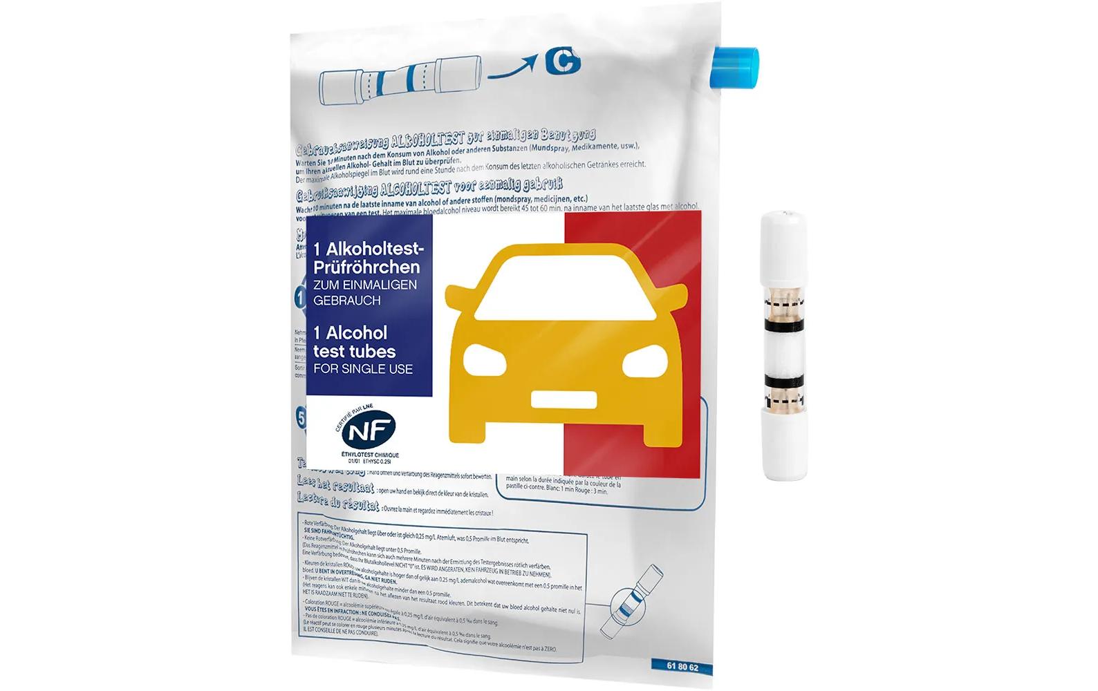 ACE Alkoholtester Einweg 5 Stück ACE Alkoholtester Einweg 5 Stück