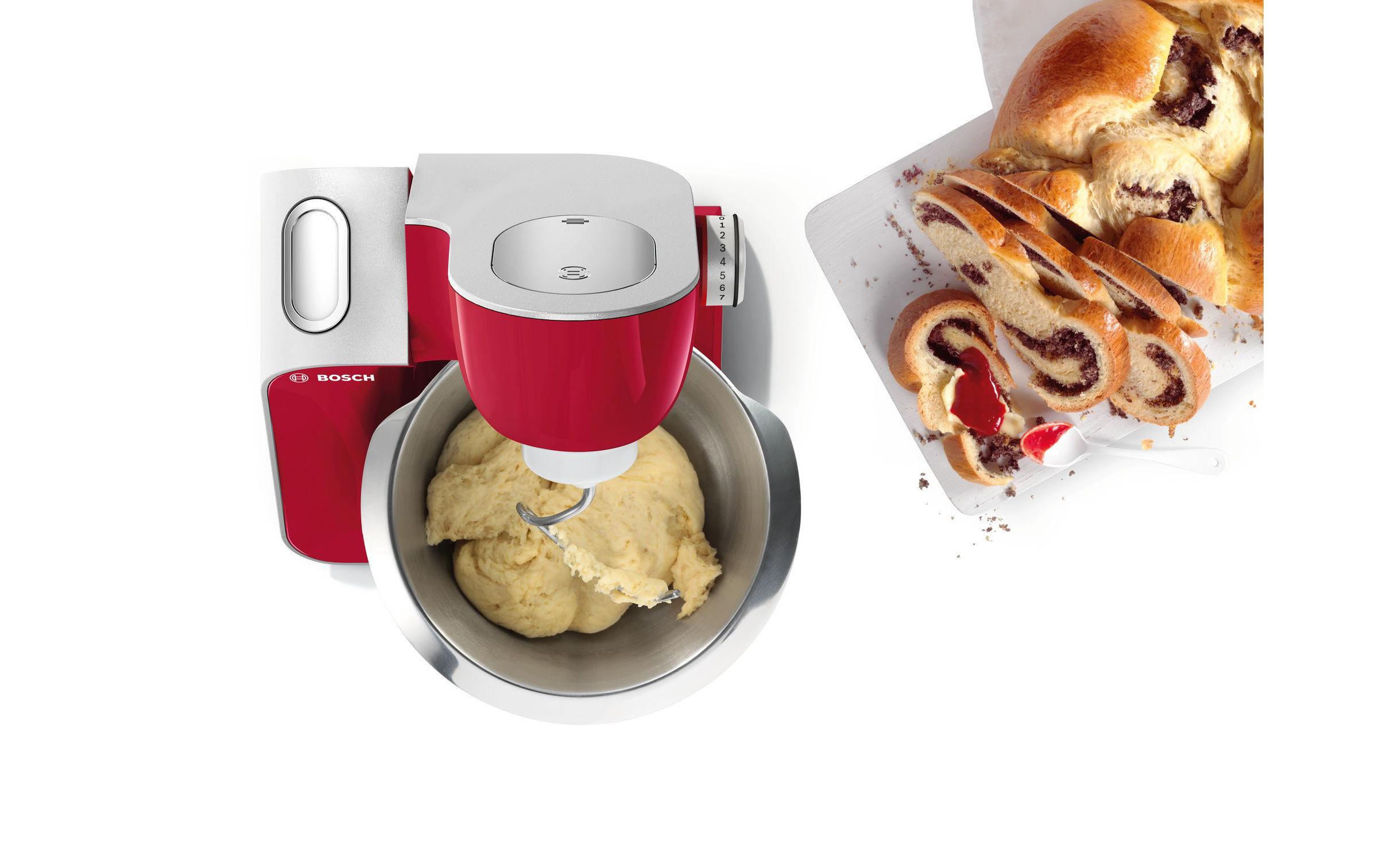 Bosch Küchenmaschine MUM58720 Rot/Silber