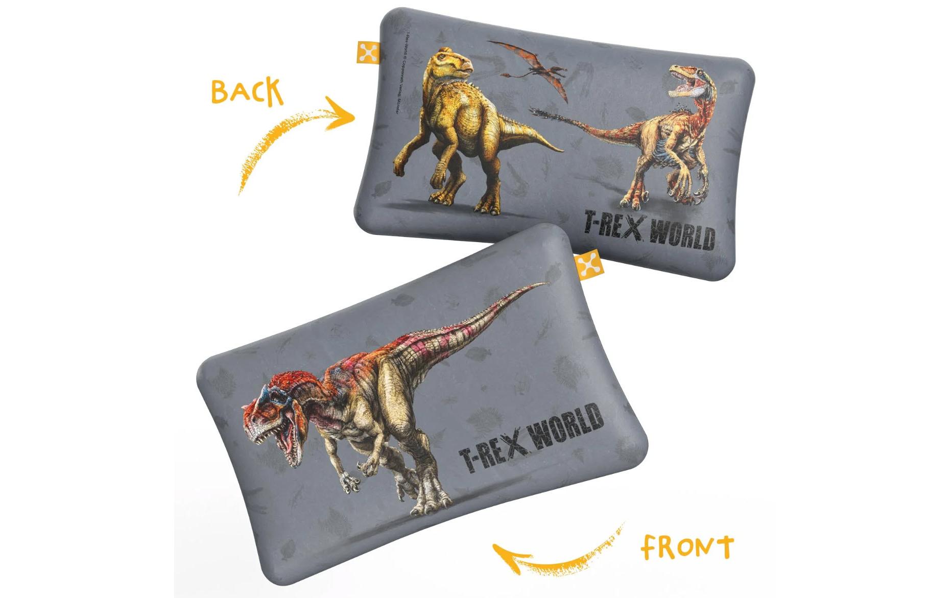 Smartsleep Kinder Kopfkissenbezug Comfort T-Rex World 50 x 32 cm