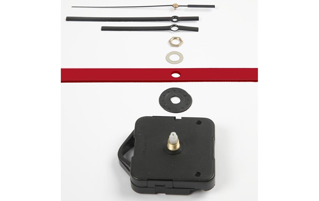 Creativ Company Uhrwerk Schwarz, max. Plattenstärke: 6 mm Creativ Company Uhrwerk Schwarz, max. Plattenstärke: 6 mm