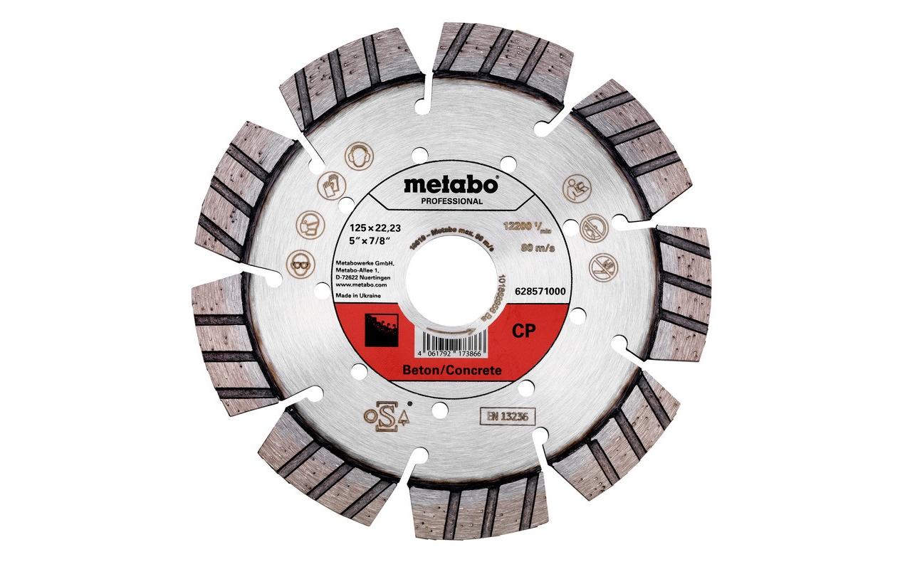 Metabo Trennscheibe CP Beton Professional Diamant 125 mm