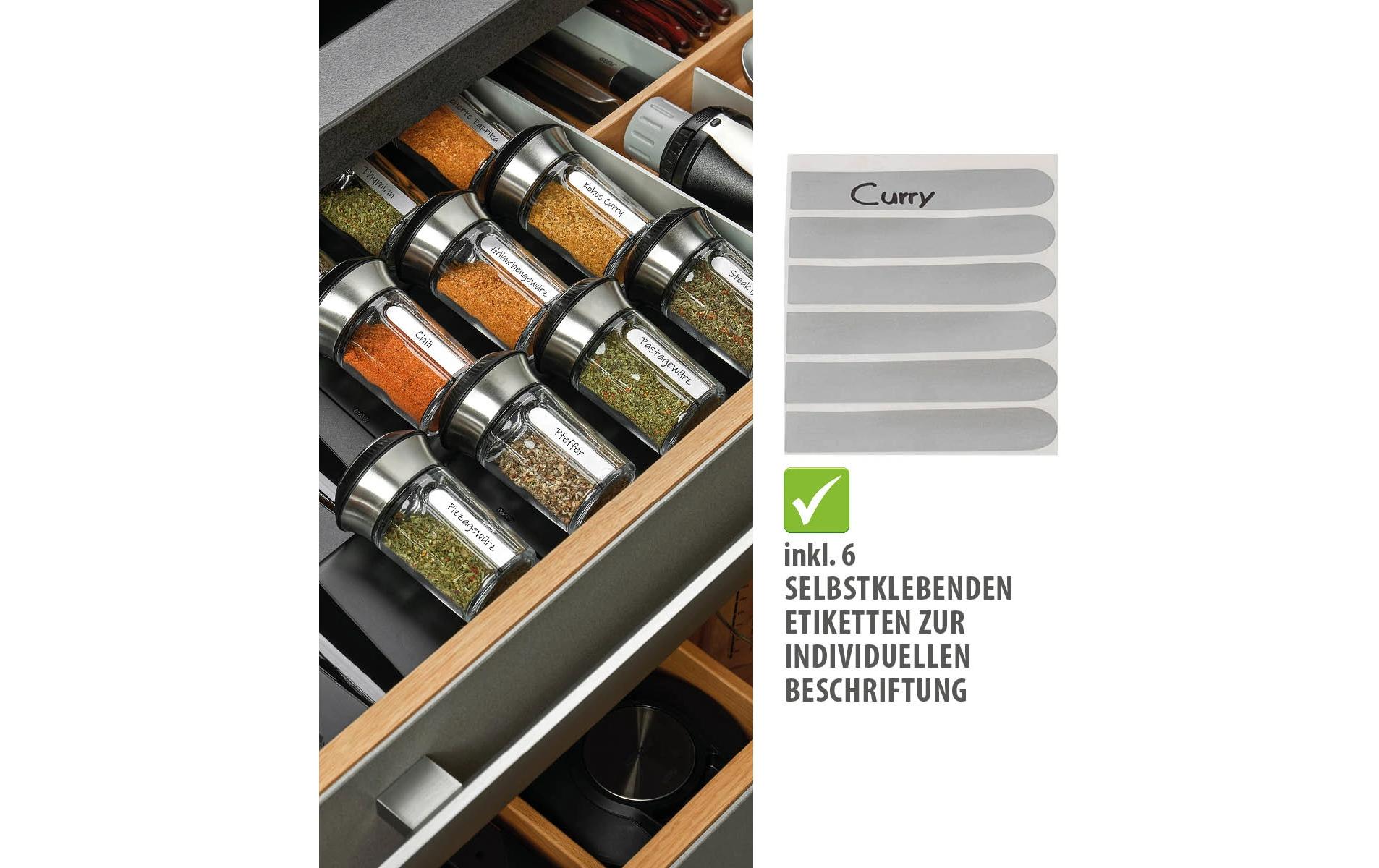 GEFU Gewürzstreuer X-Plosion Schwarz/Transparent