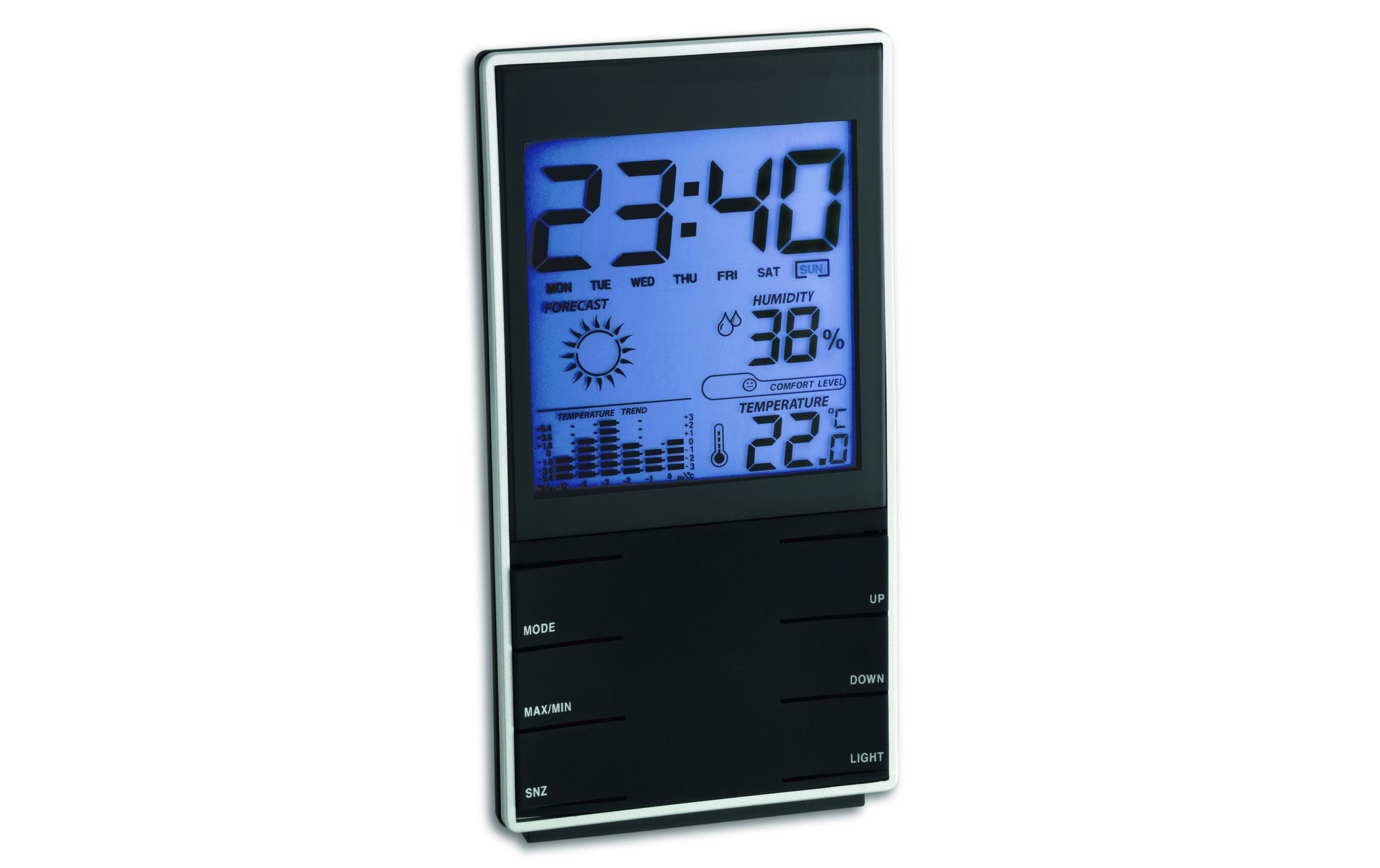 TFA Dostmann Wetterstation Elektronisch, Schwarz