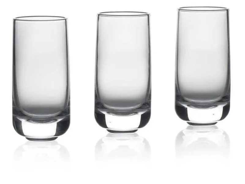 Zone Denmark Schnapsglas Rocks 90 ml, 3 Stück, Transparent 