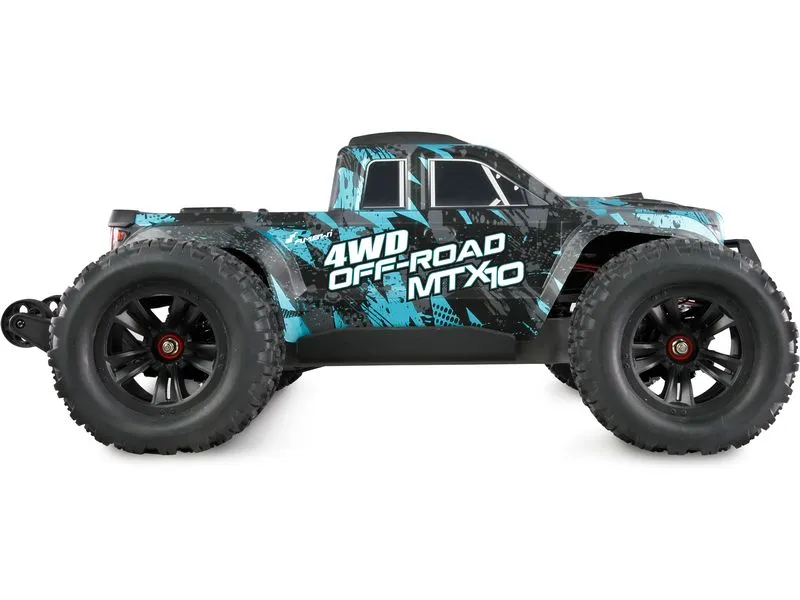 Amewi Monster Truck Hyper Go MTX10 1:10, ARTR, Schwarz/Blau Amewi Monster Truck Hyper Go MTX10 1:10, ARTR, Schwarz/Blau