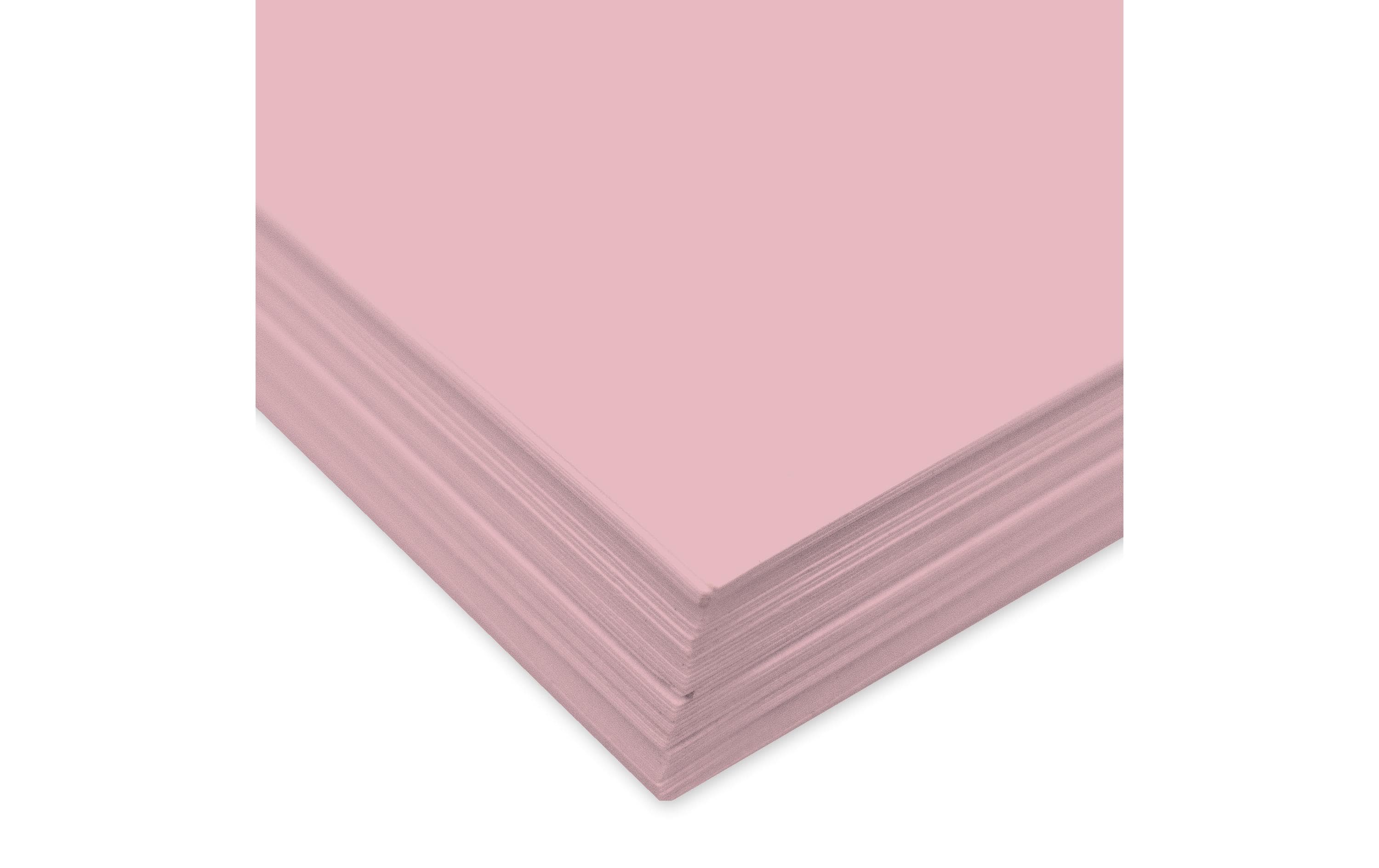 URSUS Tonzeichenpapier 50 x 70 cm, 130 g/m², 10 Blatt, Altrosa