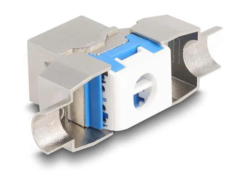 Delock Keystone-Modul RJ-45 - LSA, Cat.8.1 werkzeugfrei Delock Keystone-Modul RJ-45 - LSA, Cat.8.1 werkzeugfrei