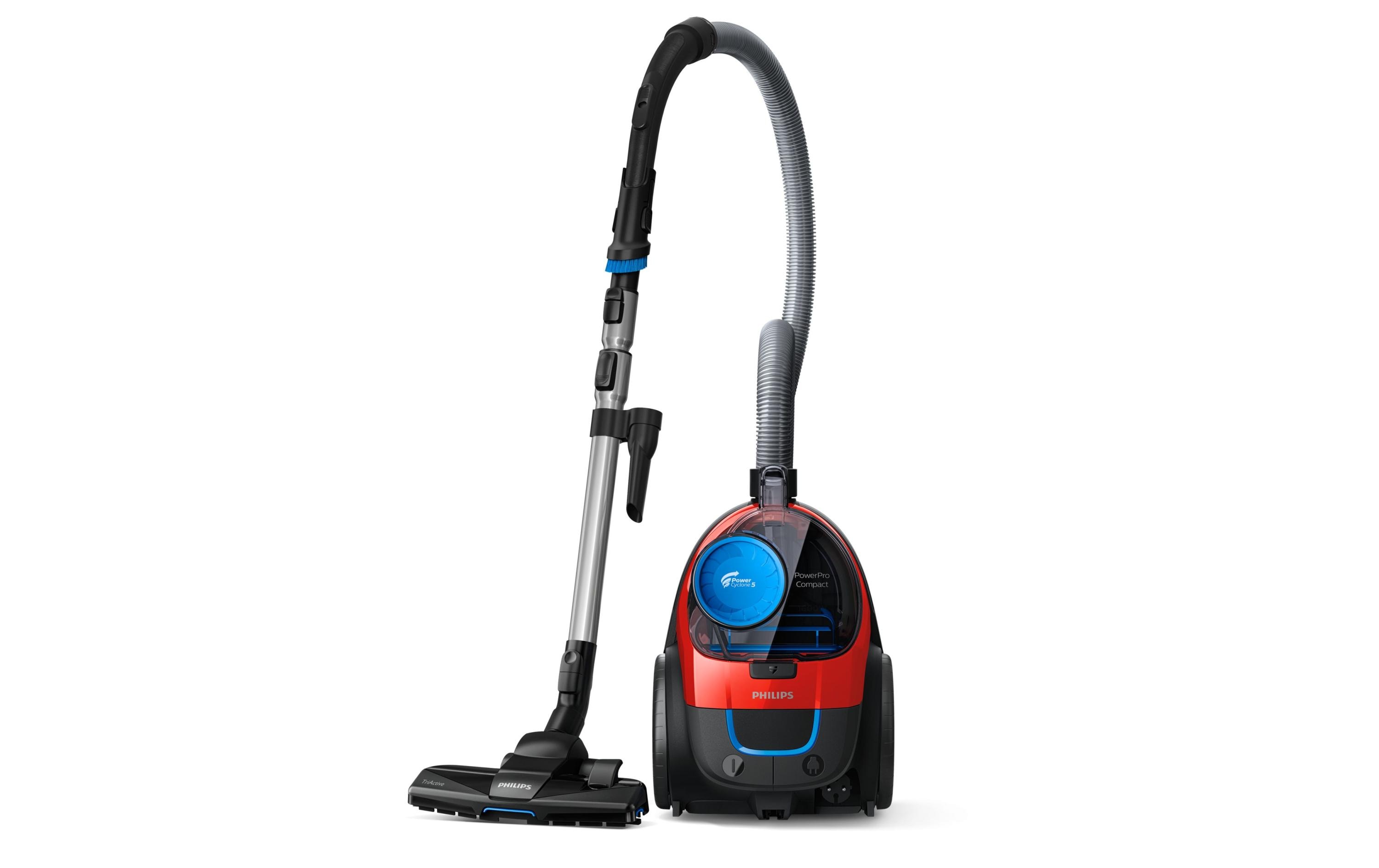 Philips Bodenstaubsauger PowerPro Compact Rot