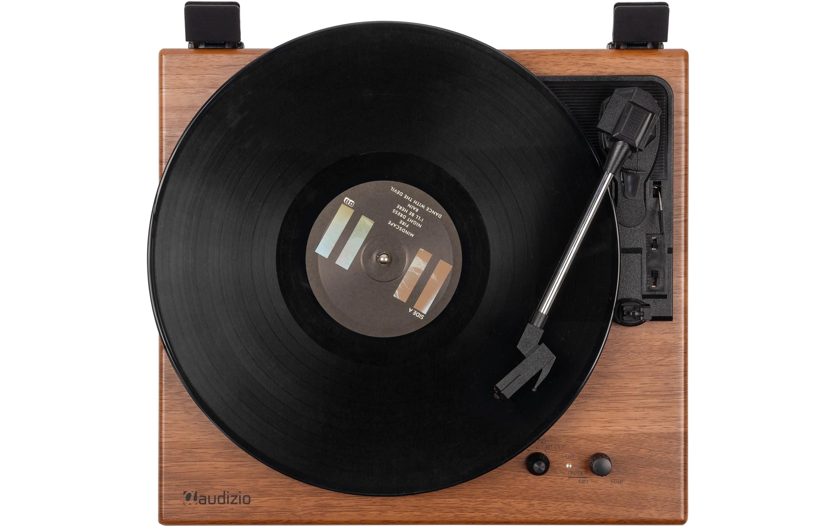 Audizio Plattenspieler mit Bluetooth RP112L Dunkelbraun