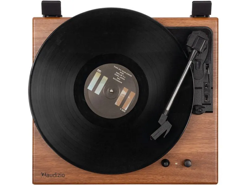 Audizio Plattenspieler mit Bluetooth RP112L Dunkelbraun