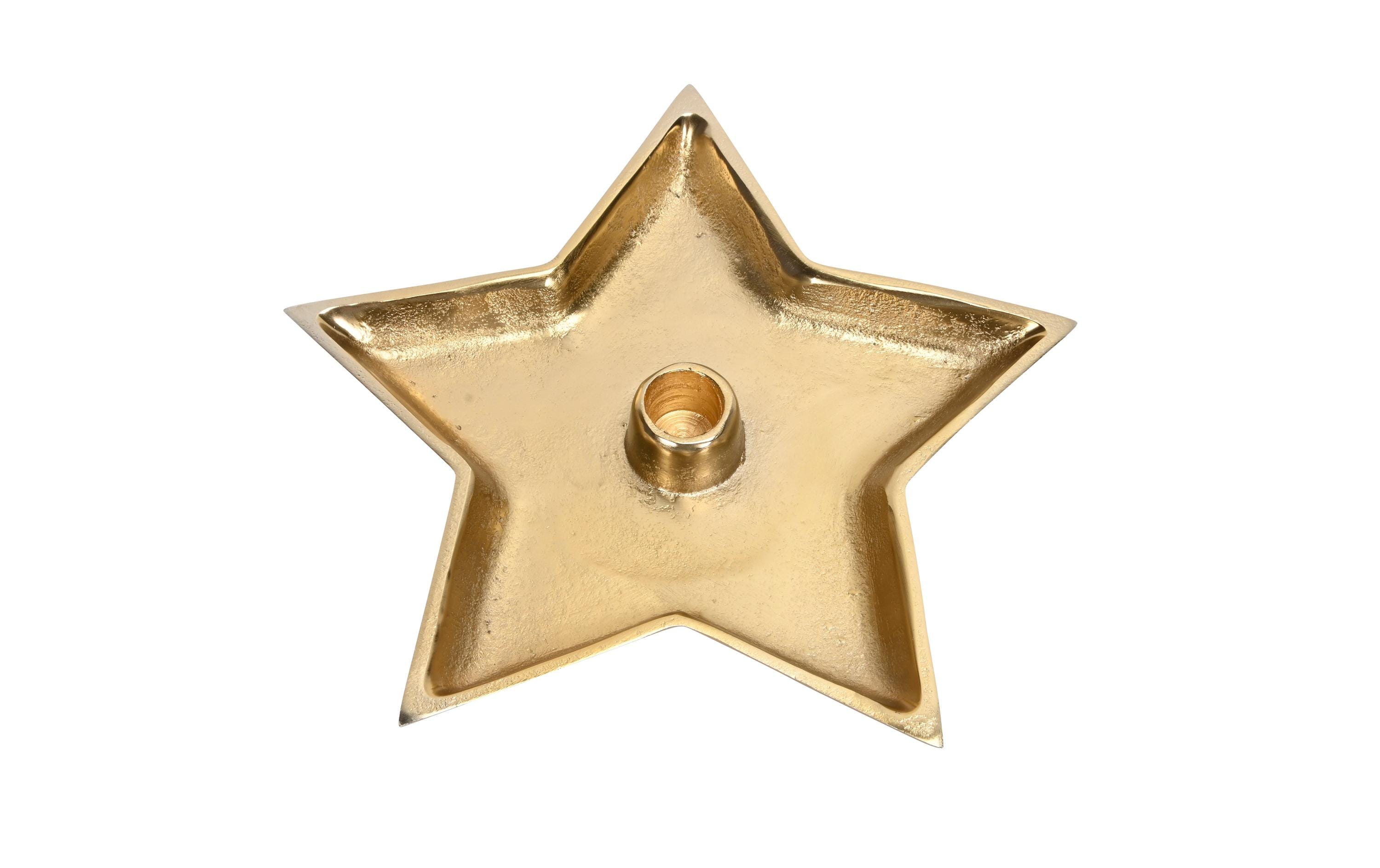 COCON Kerzenhalter Stern, Gold