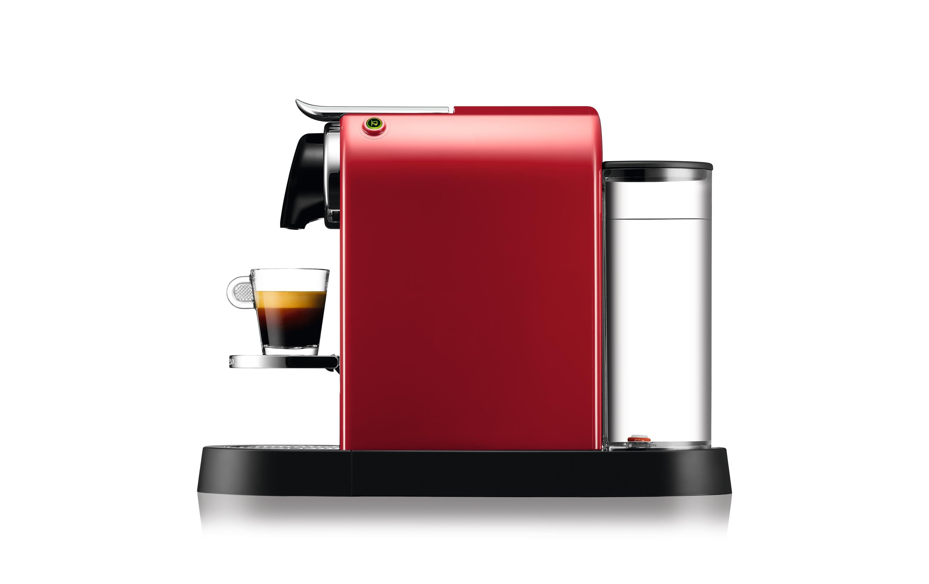 Krups Kaffeemaschine Nespresso CitiZ XN7415 Rot