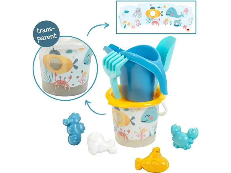 Klein-Toys Sandeimer Set – Wasserwelt 9 Teile