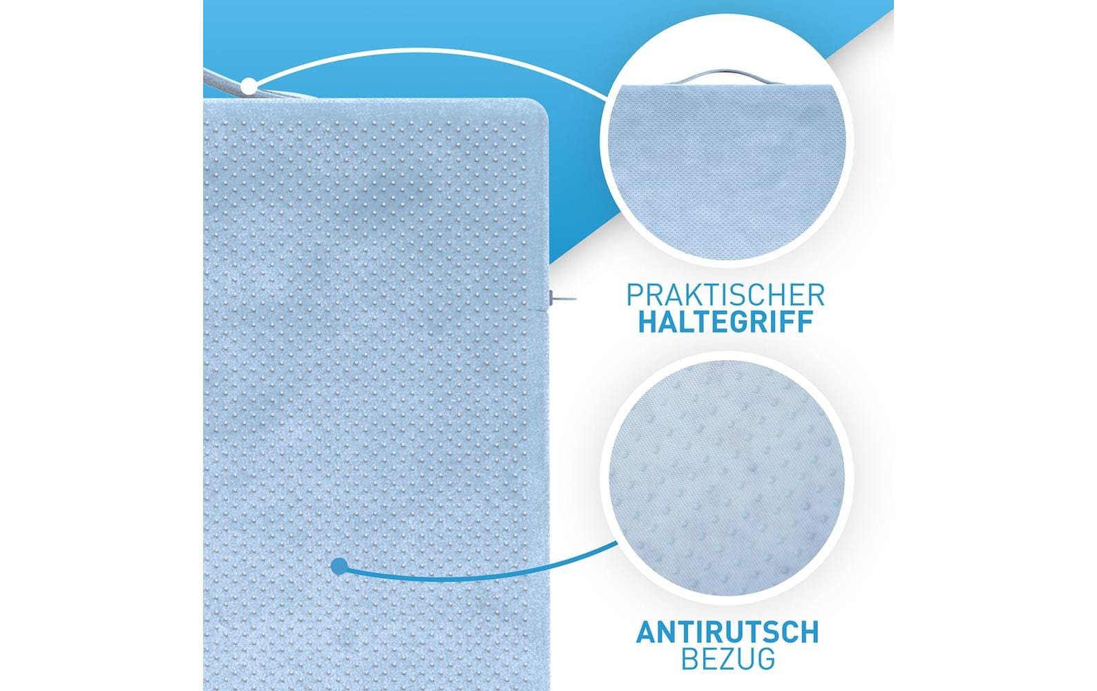 Flipline Keilkissen mit Samtbezug – Antirutschbezug