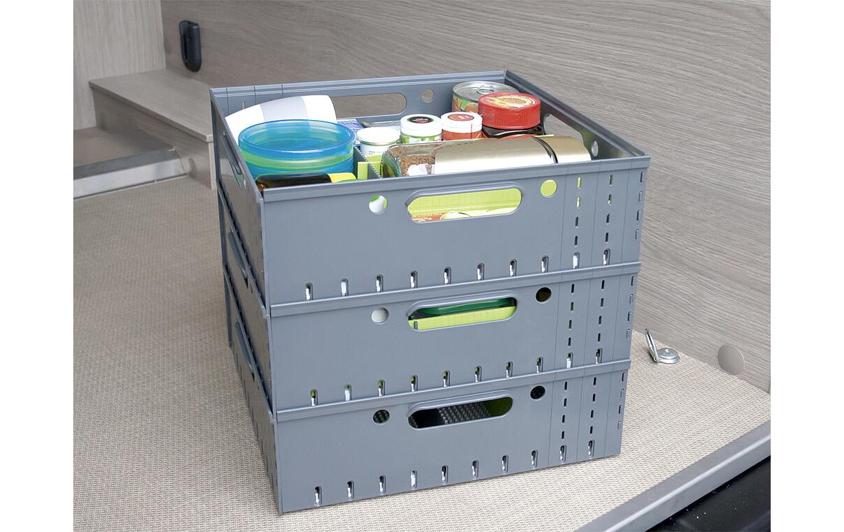 purvario Stautower 3-er Set Stapelboxen