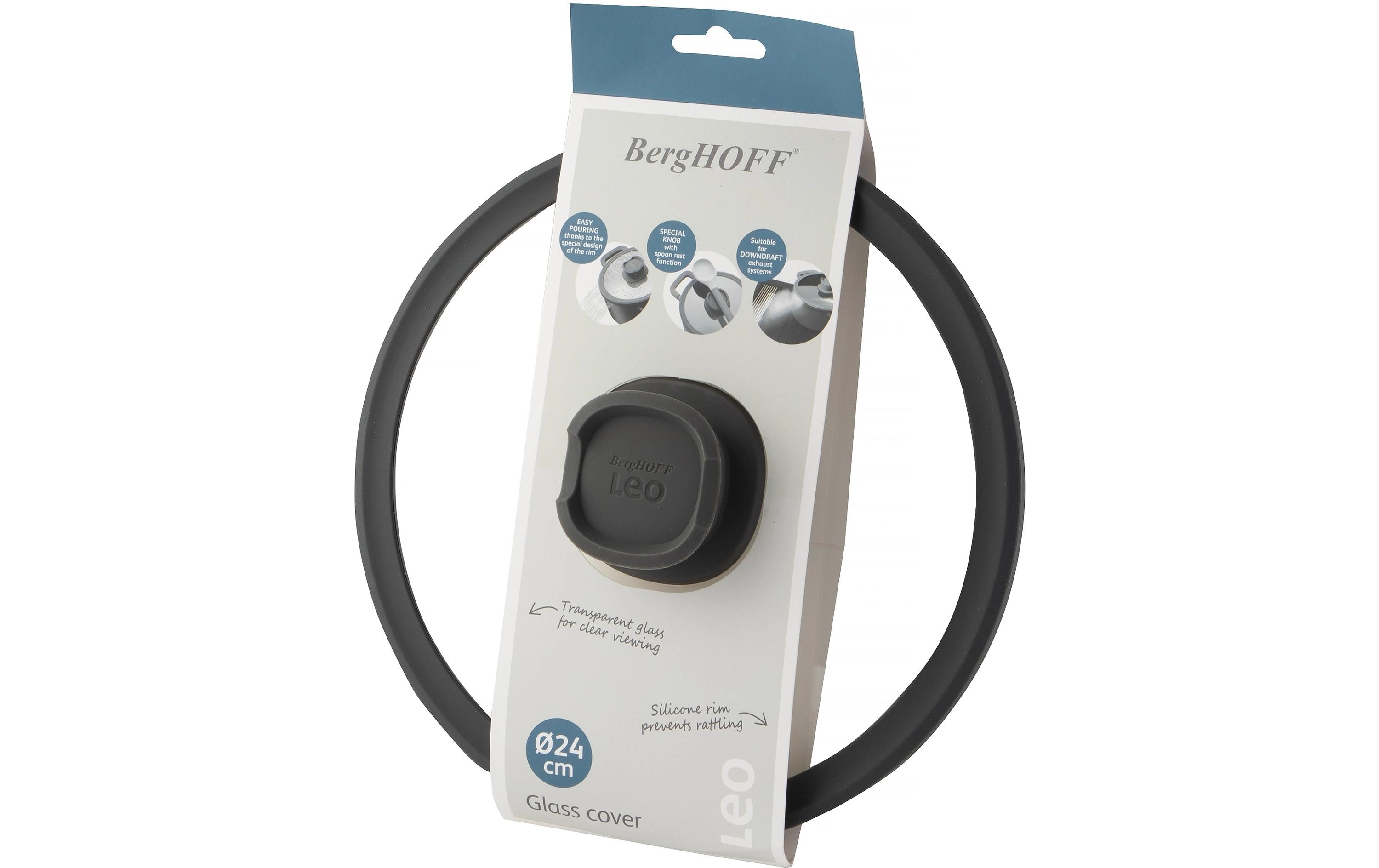 BergHOFF Pfannendeckel Leo Stone+ 28 cm, Schwarz