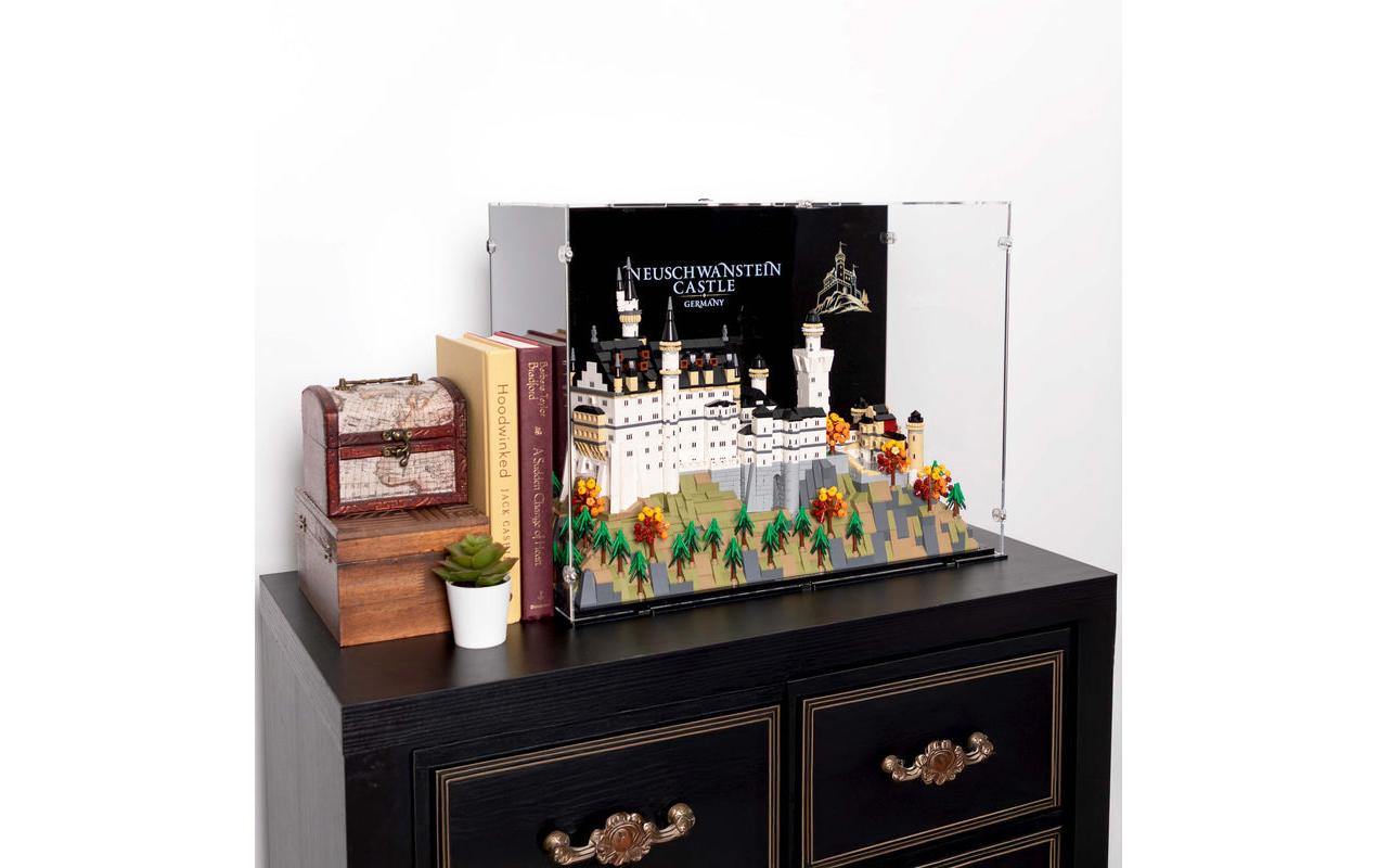 iDisplayit Acryl-Display für LEGO 21063 Schloss Neuschwanstein