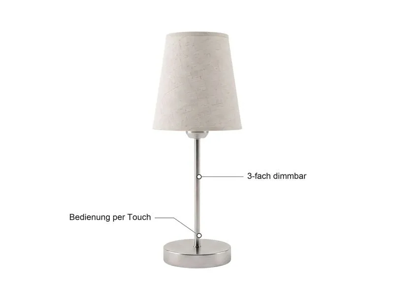 COCON Tischleuchte Notte, Beige