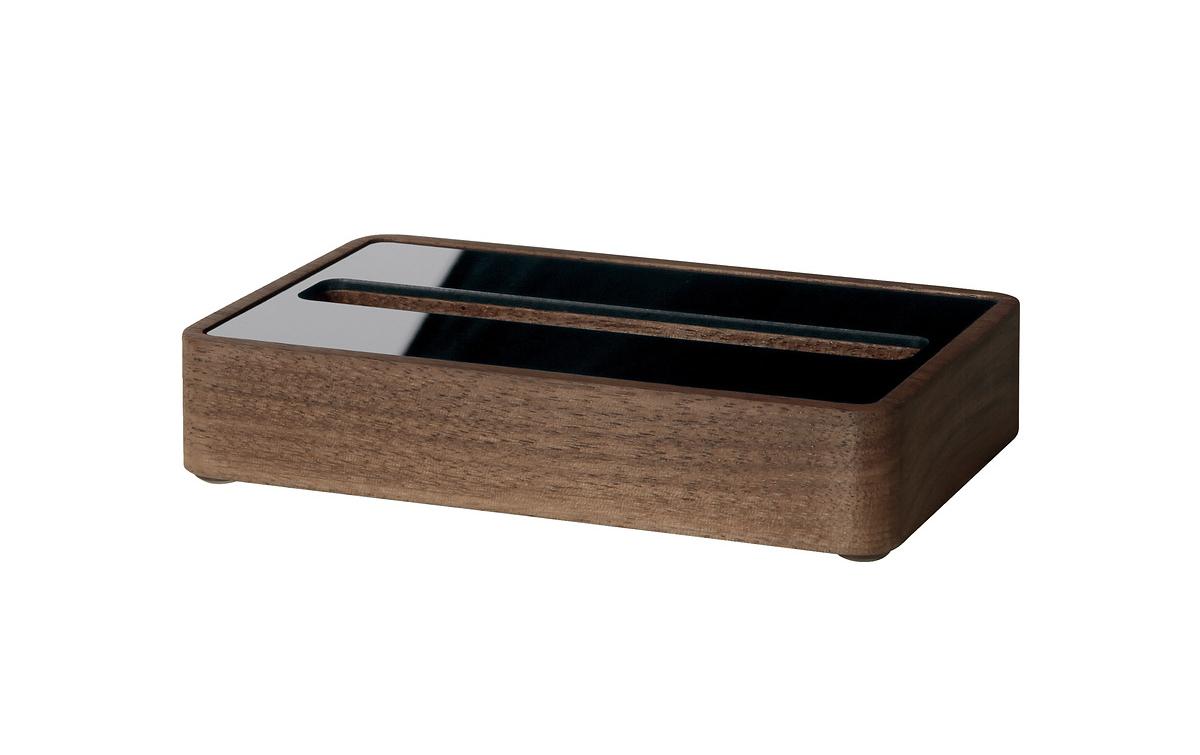 Sigel Visitenkartenhalter 1-fach, Schwarz/Dunkelbraun Sigel Visitenkartenhalter 1-fach, Schwarz/Dunkelbraun