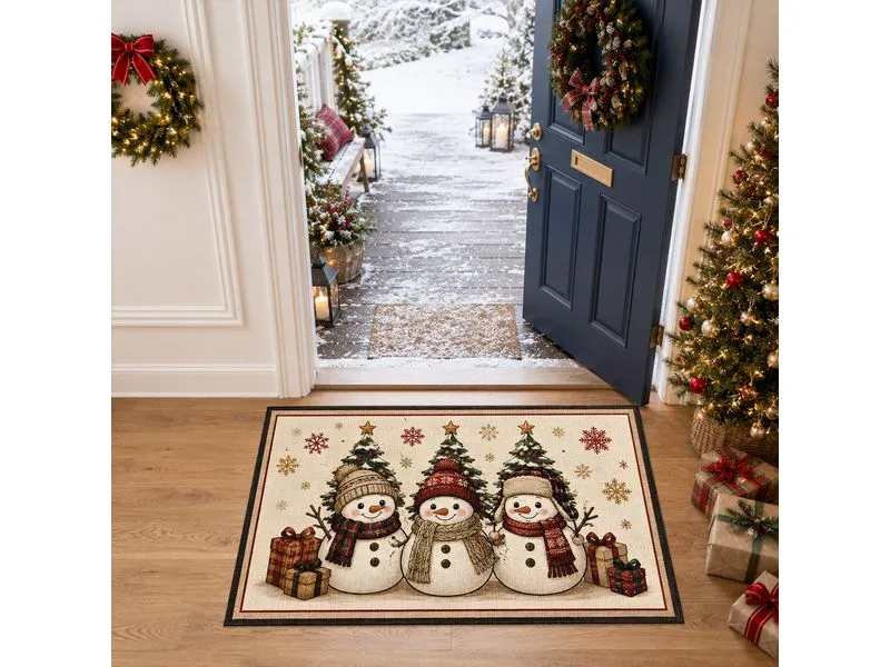 Conceptum Hypnose Türmatte XMAS Polyester 60 x 100 cm Creme