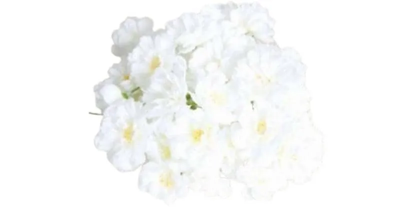 Dekomat AG Kunstblume Kirschblüten Weiss