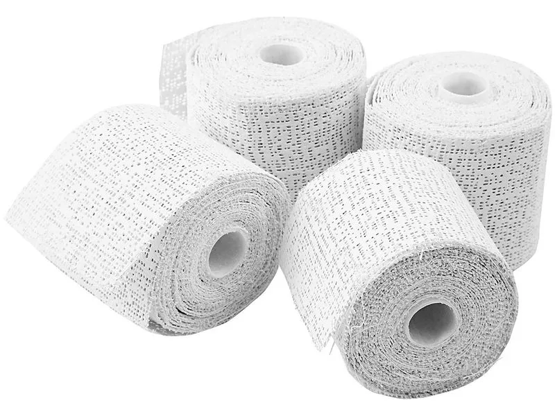 Creativ Company Gipsbinden Weiss, 4 Rollen