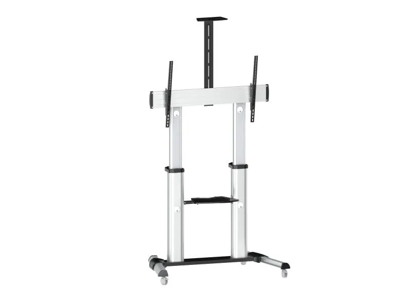PureMounts TV-Trolley PDS-0011C Schwarz/Silber PureMounts TV-Trolley PDS-0011C Schwarz/Silber